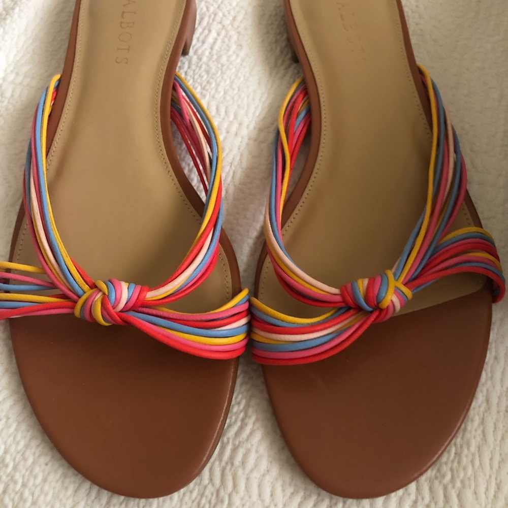 Talbots Skinny Strap Sandals Size 9.5